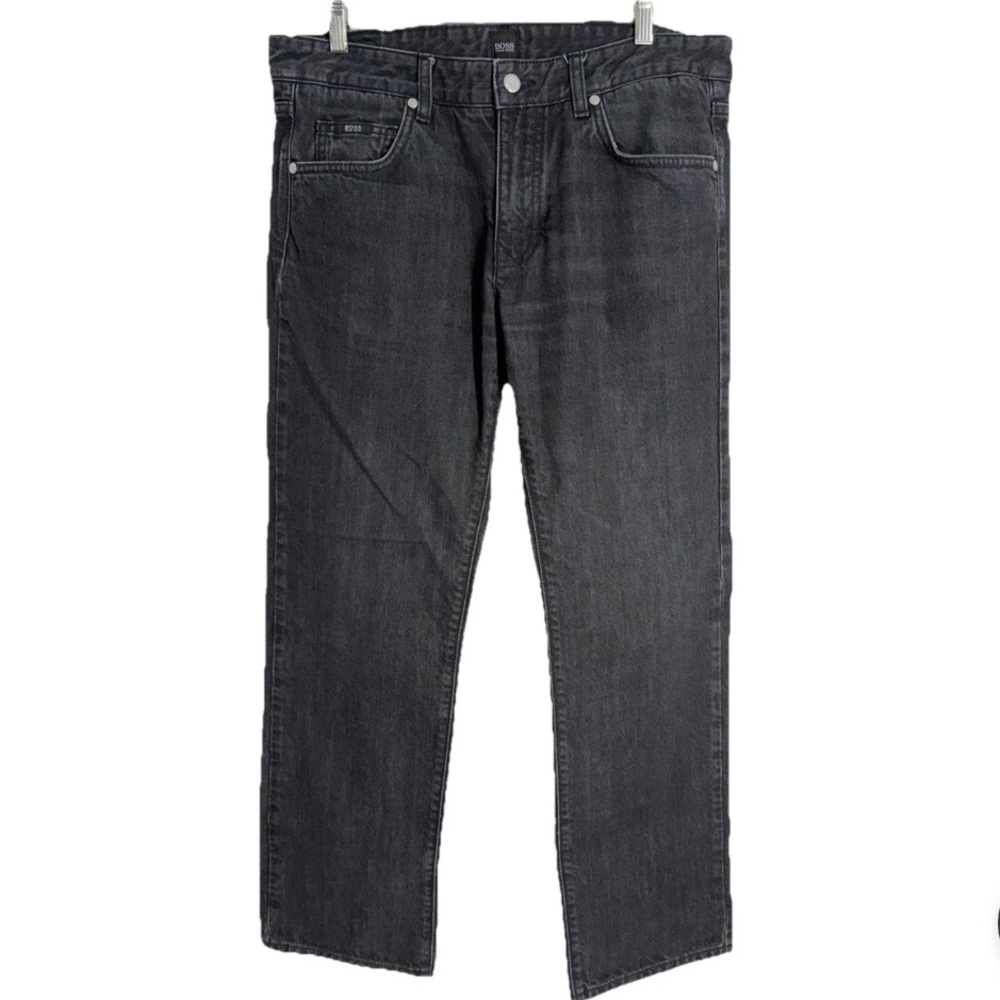 Boss Hugo Boss Kansas Men's Black Jeans Regular Fit 34x30